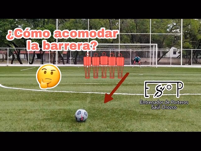 ¿Por qué se pone un jugador debajo de la barrera?