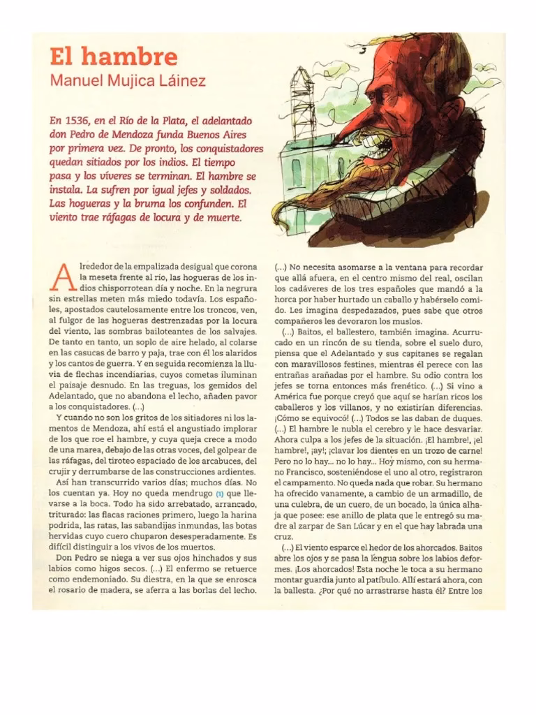 ¿Quién escribió el libro el hambre?