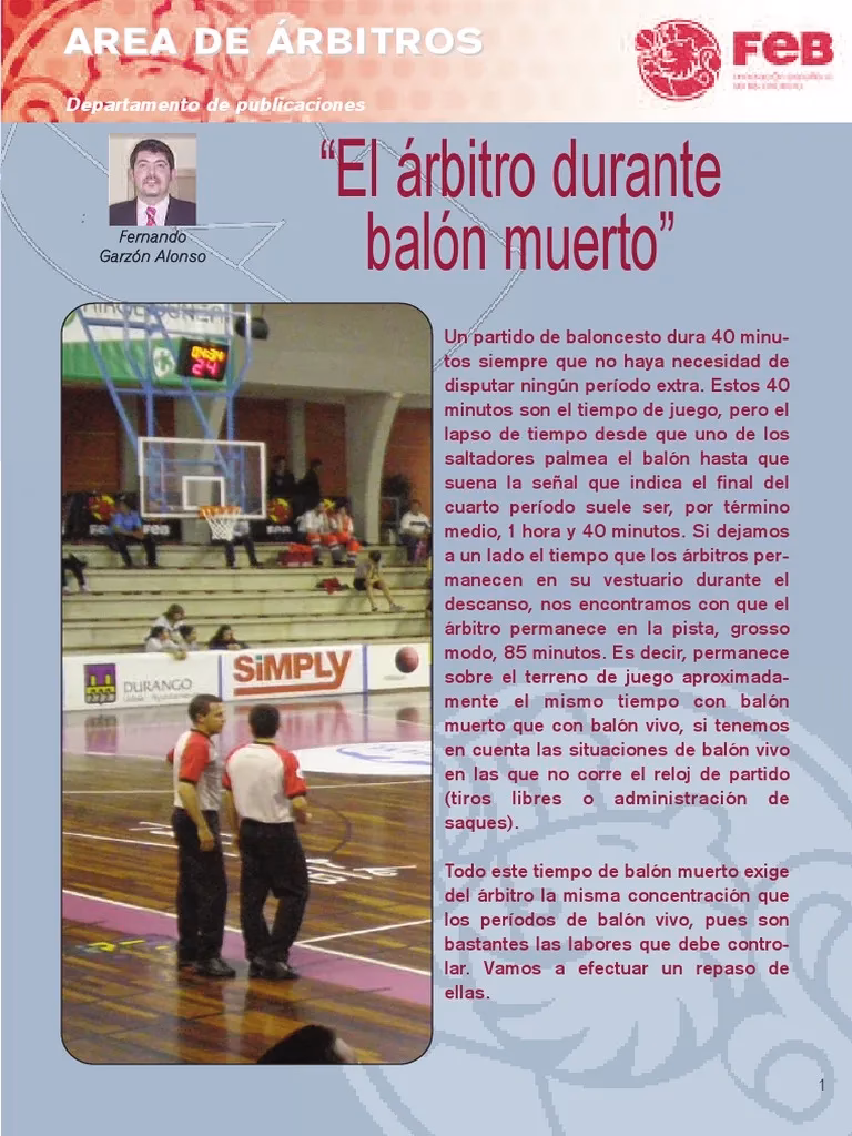 ¿Qué es el balón muerto?