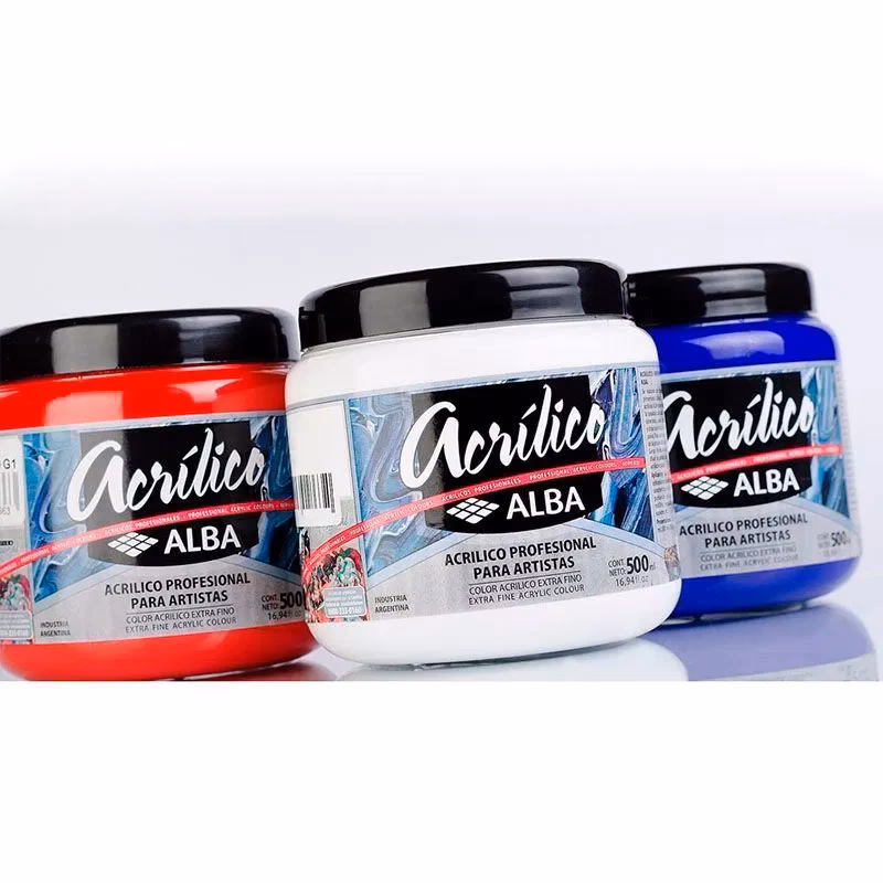 ¿Cuántas unidades tienen los acrilicos Alba?