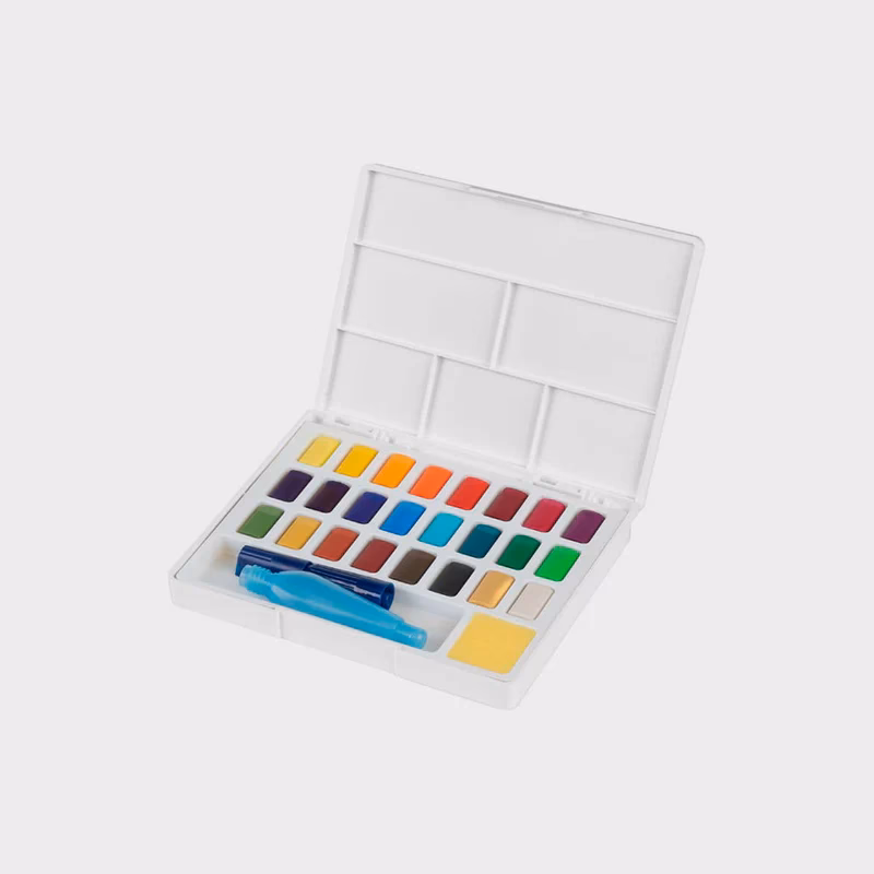 ¿Qué son las acuarelas en pastilla?