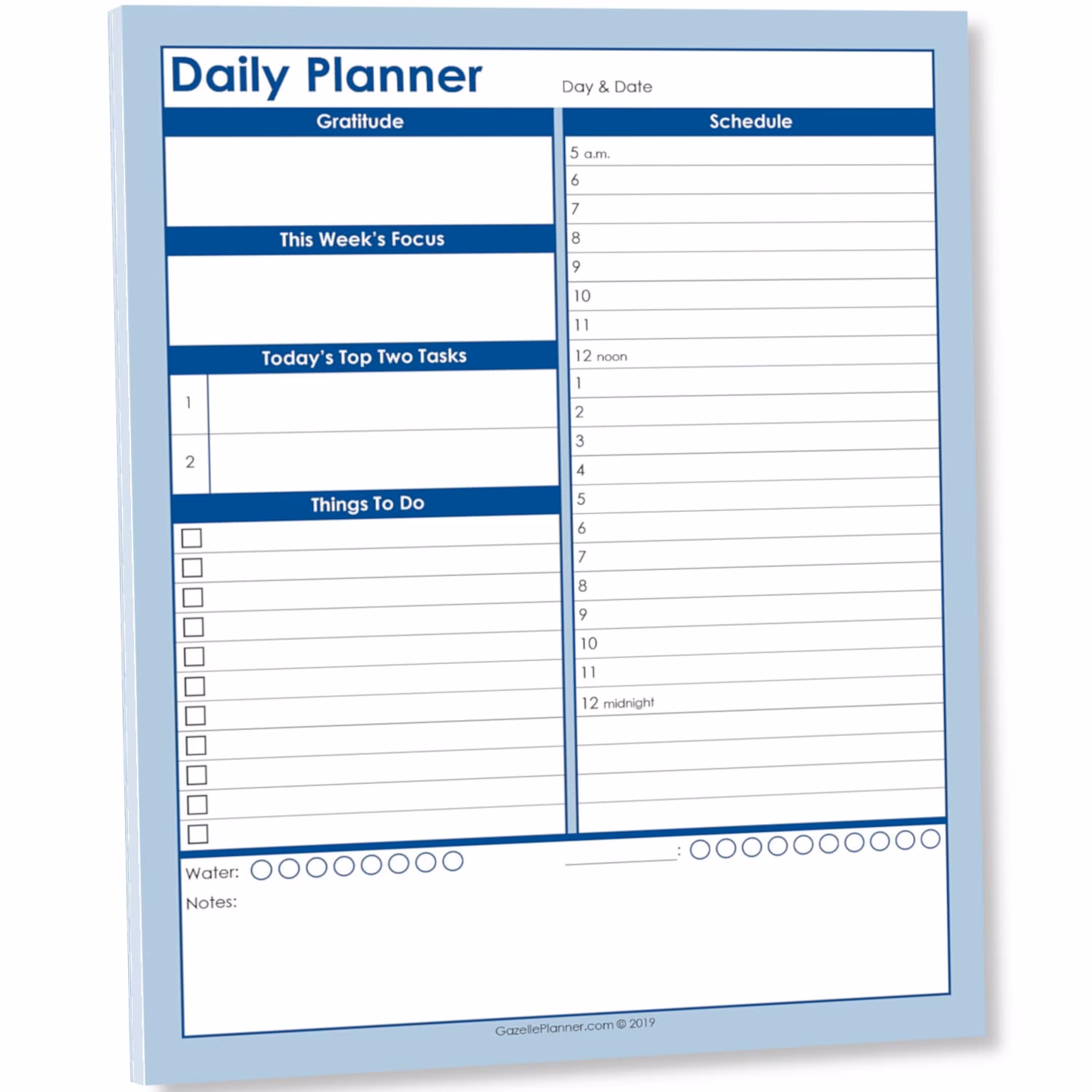 ¿Qué es la plantilla de agenda diaria?