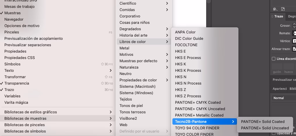 ¿Cómo actualizar las librerías de Pantone en Illustrator?