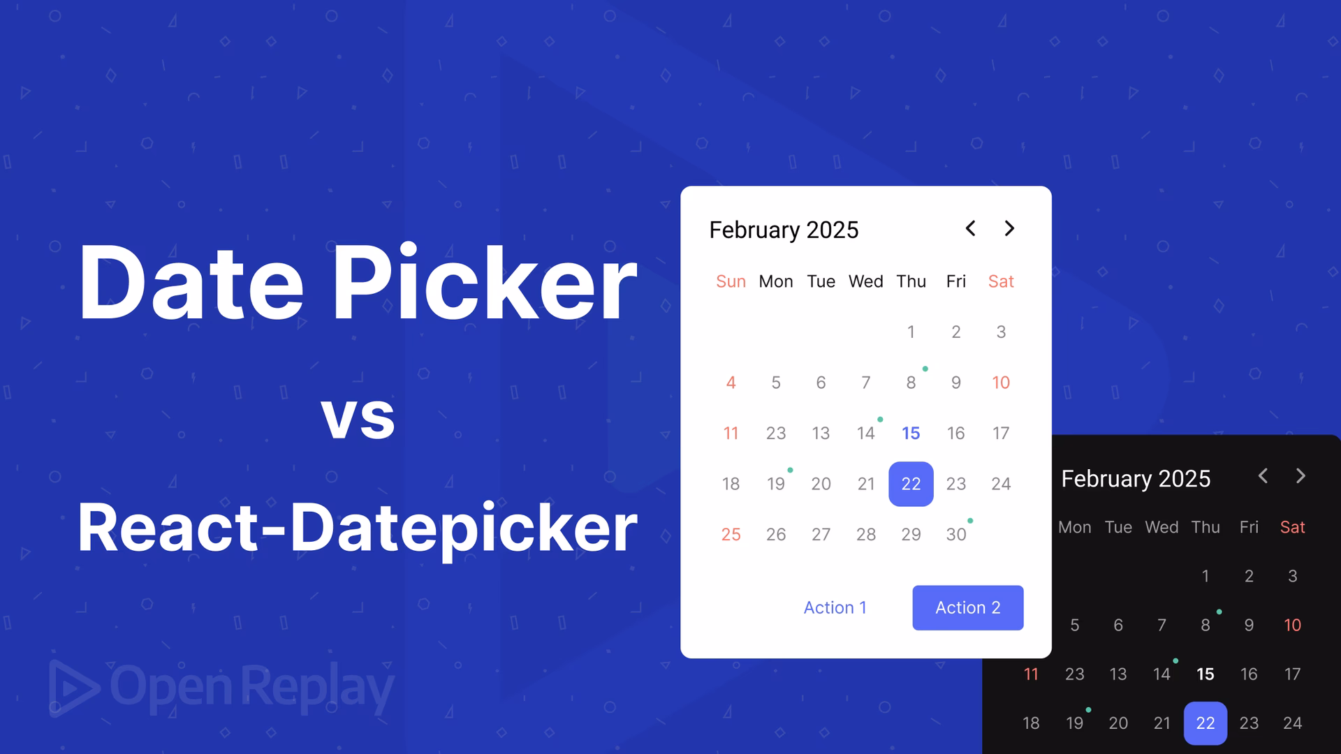 ¿Cómo mostrar el Date Picker?