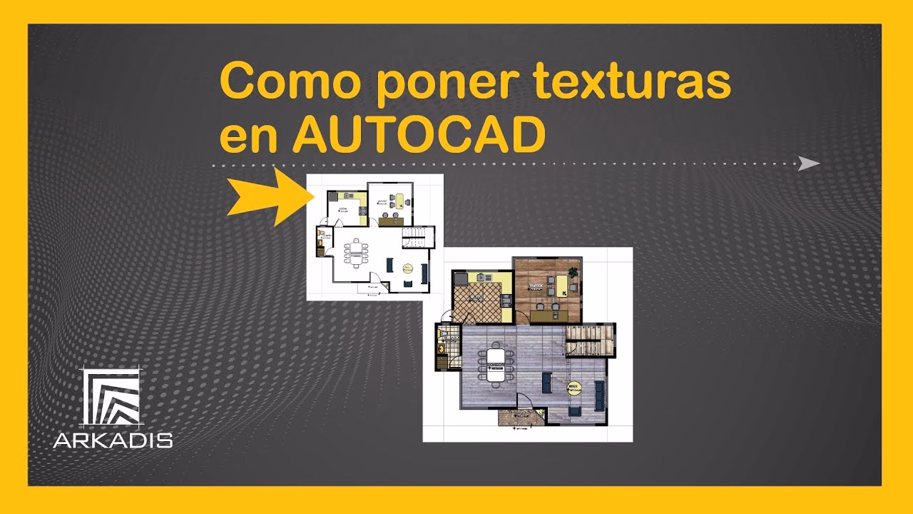 ¿Cómo poner texturas en AutoCAD?