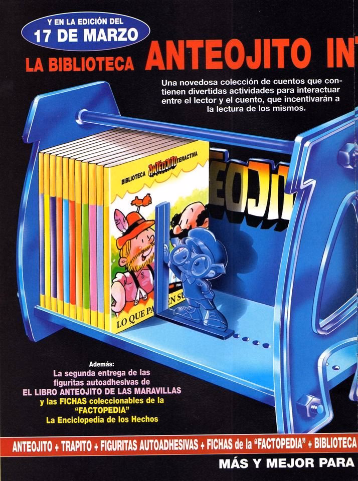 ¿Cuáles son los libros de Anteojito?