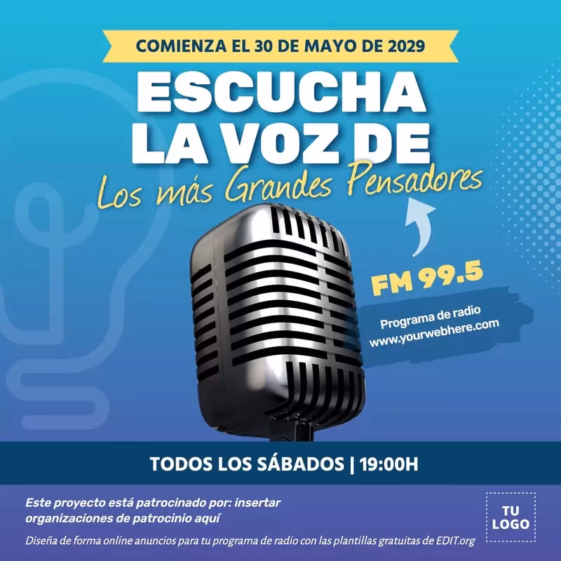 ¿Cuáles son los ejemplos de anuncios de radio?