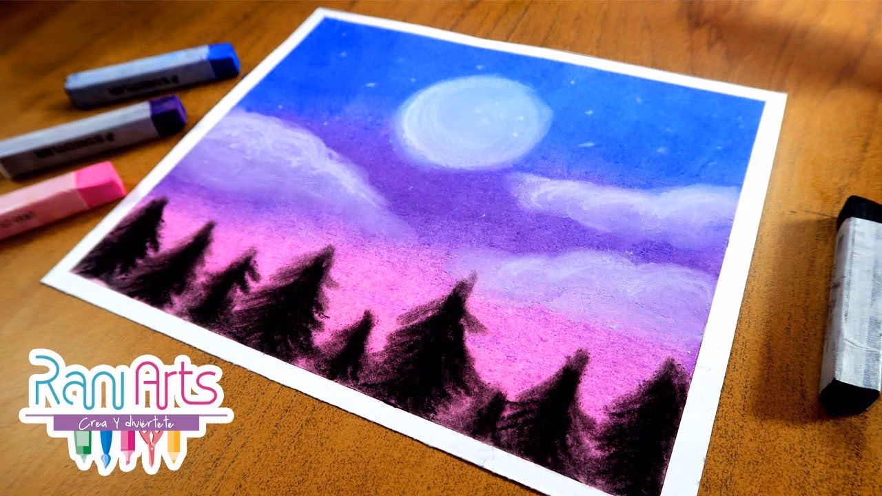 ¿Cómo se pinta la sal con tizas?