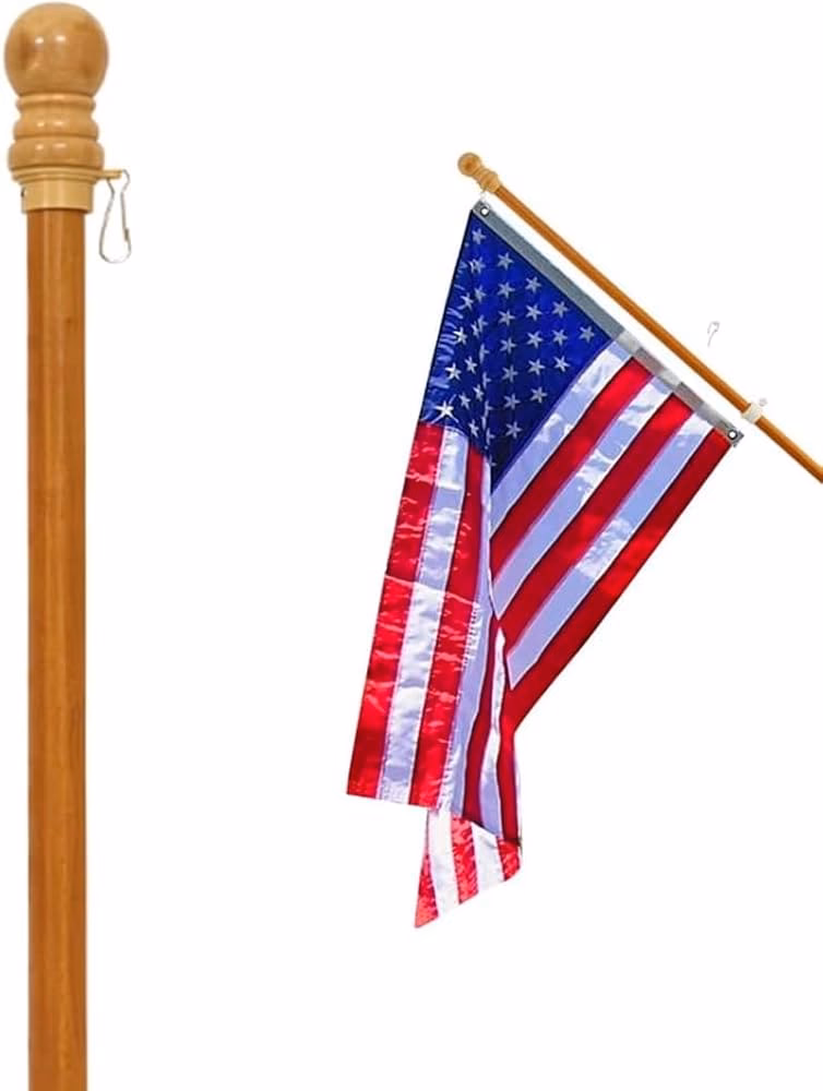 ¿Cuál es la relación del asta con el ancho de la bandera?