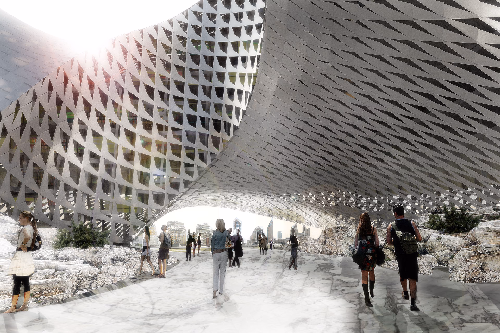 Who designed Astana National Library?