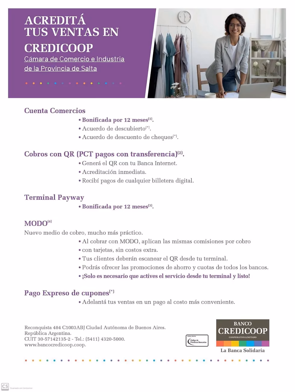 ¿Qué ofrece el home banking de Credicoop?