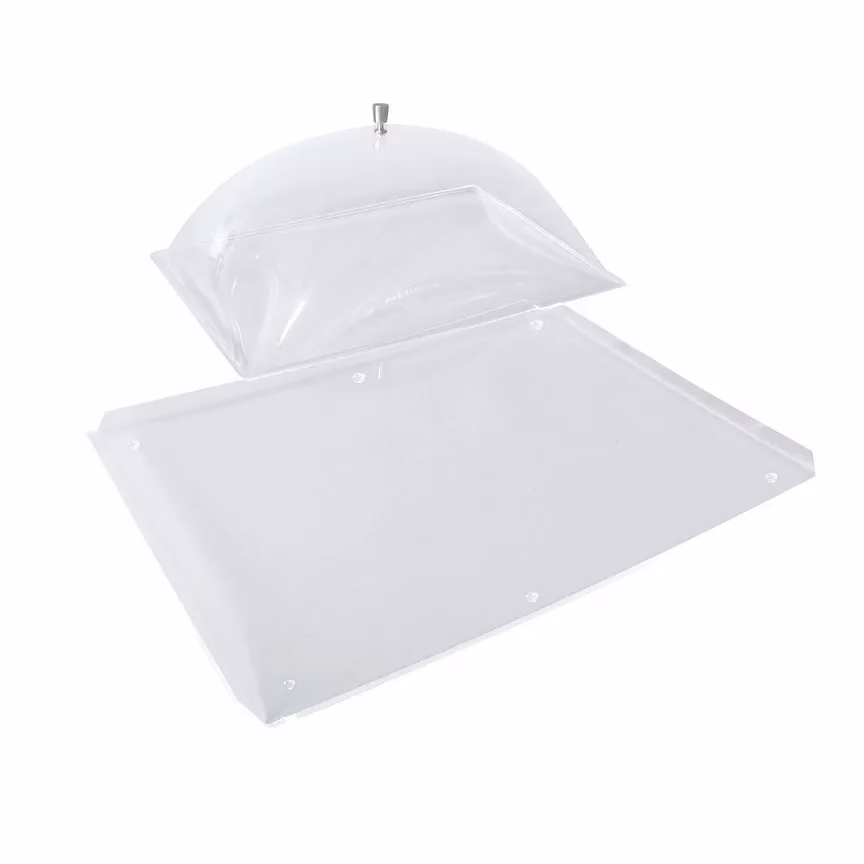 ¿Qué es una bandeja de aluminio sin tapa?