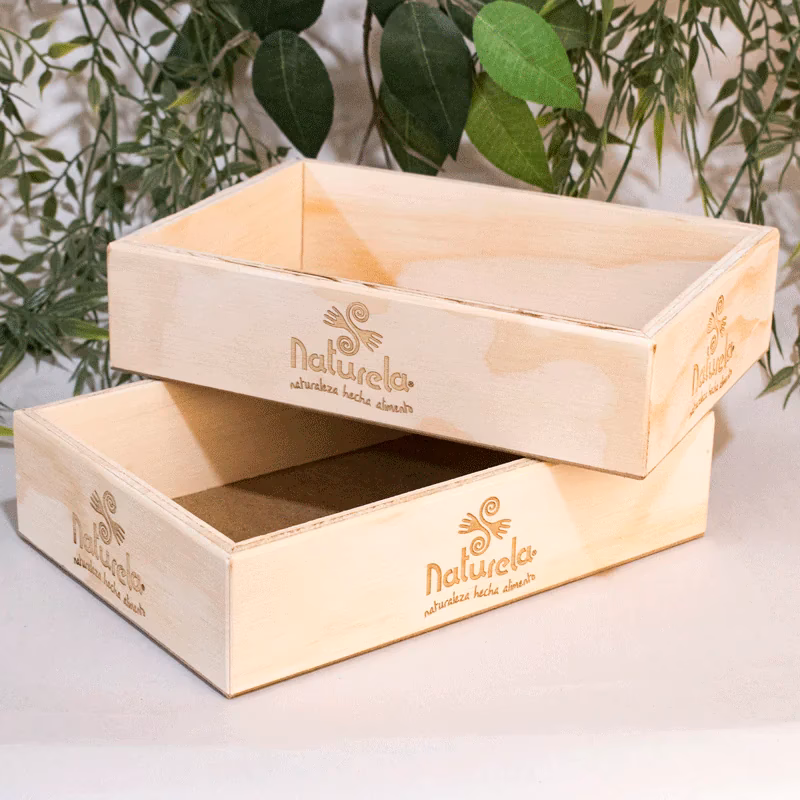 ¿Qué son las bandejas y cajas de madera para regalo?