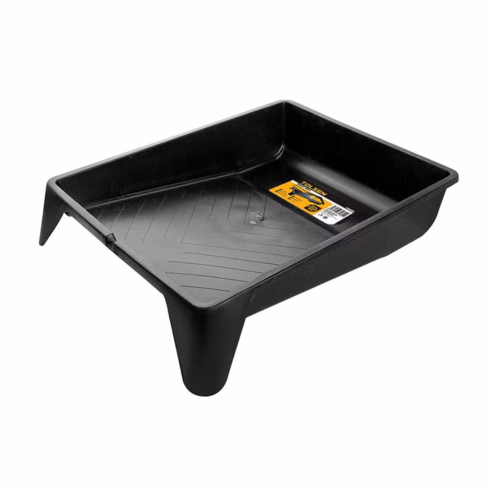 ¿Cómo se aplica la pintura acrílica en la bandeja?