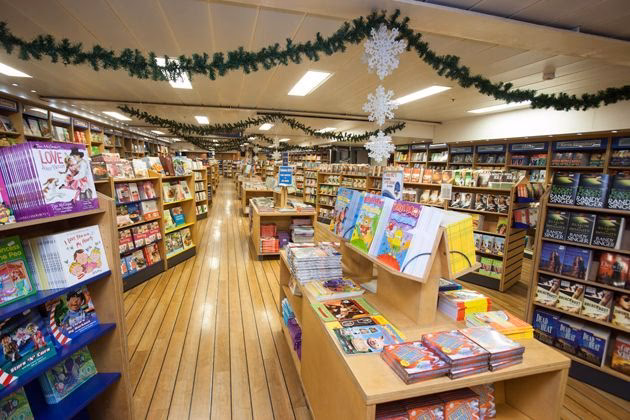 ¿Dónde está la Biblioteca del barco?