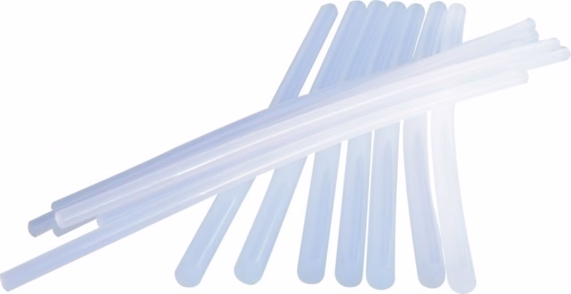 ¿Cuáles son las medidas de las barras de silicona gruesas?