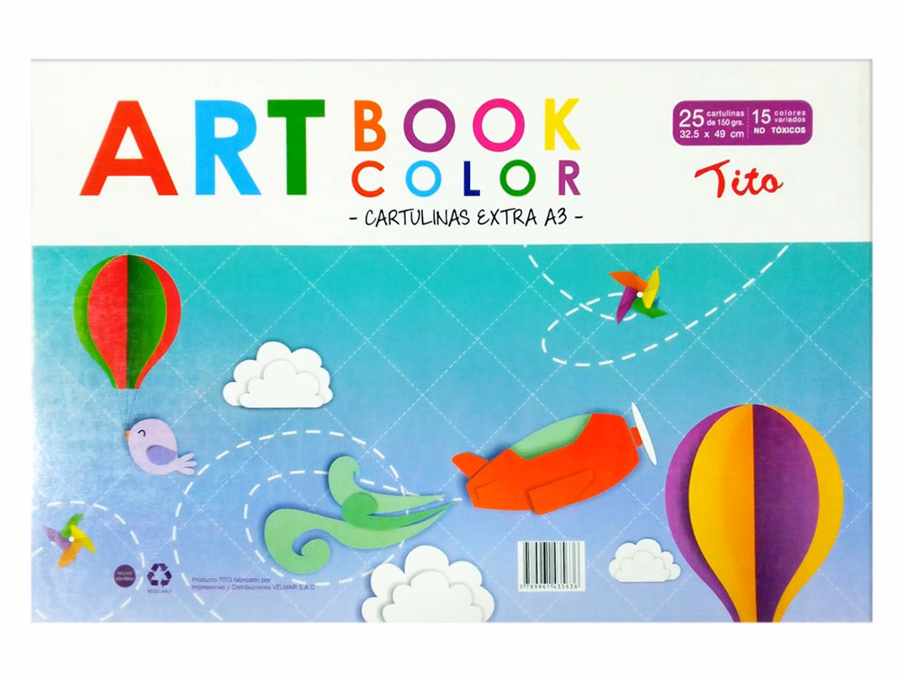 ¿Qué es una cartulina de color blaco?