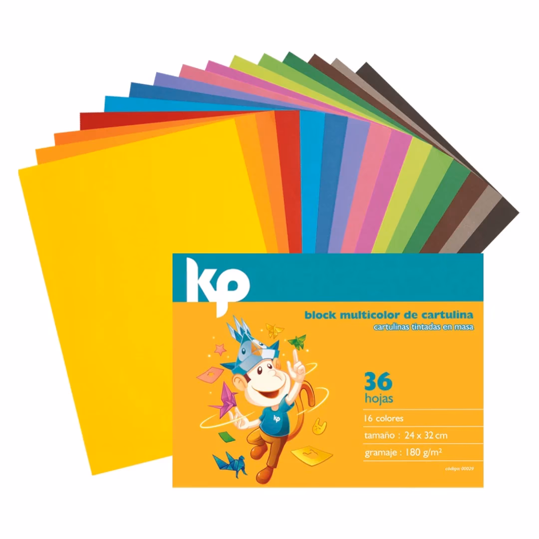 ¿Qué es una cartulina de color blaco?