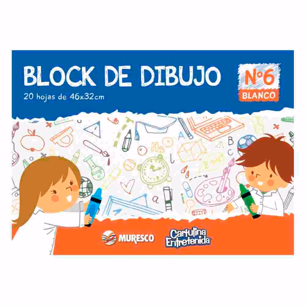 ¿Cuánto cuesta un block de hoja de dibujo?