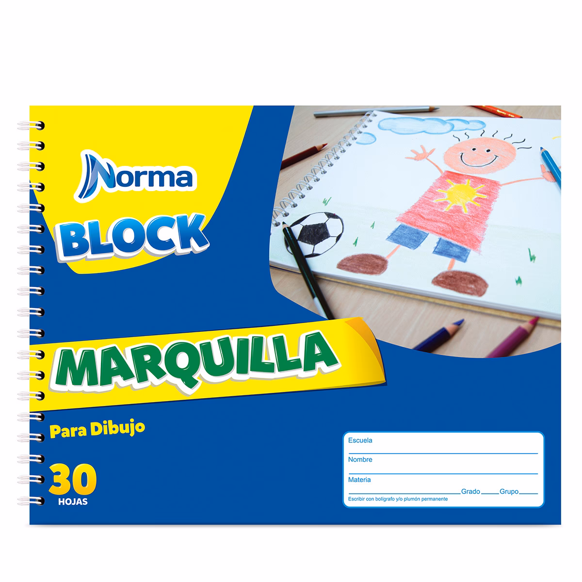 ¿Cómo hacer un dibujo en una hoja de Block vertical?