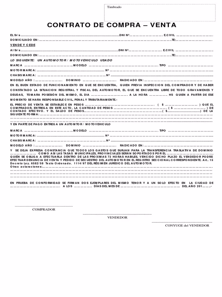 ¿Cómo generar un boleto de compraventa automotor en dólares o pesos?