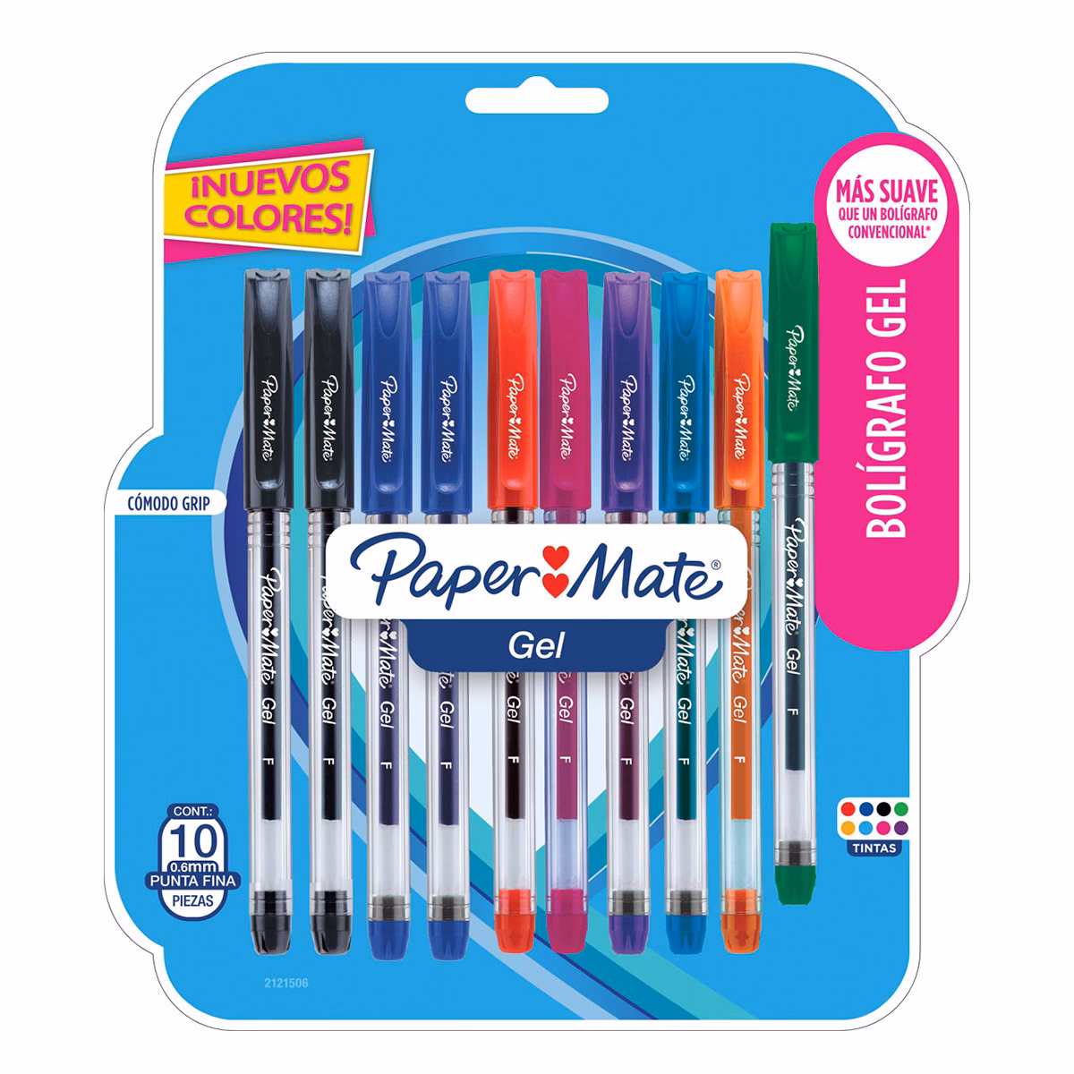 ¿Cuánto cuesta el juego de 5 bolígrafos de gel?