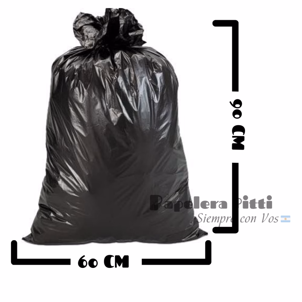 ¿Cuántos micrones tiene una bolsa de consorcio?