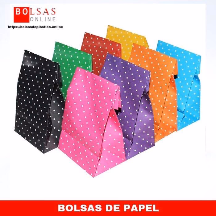 ¿Cuáles son los colores de las bolsas de papel kraft?