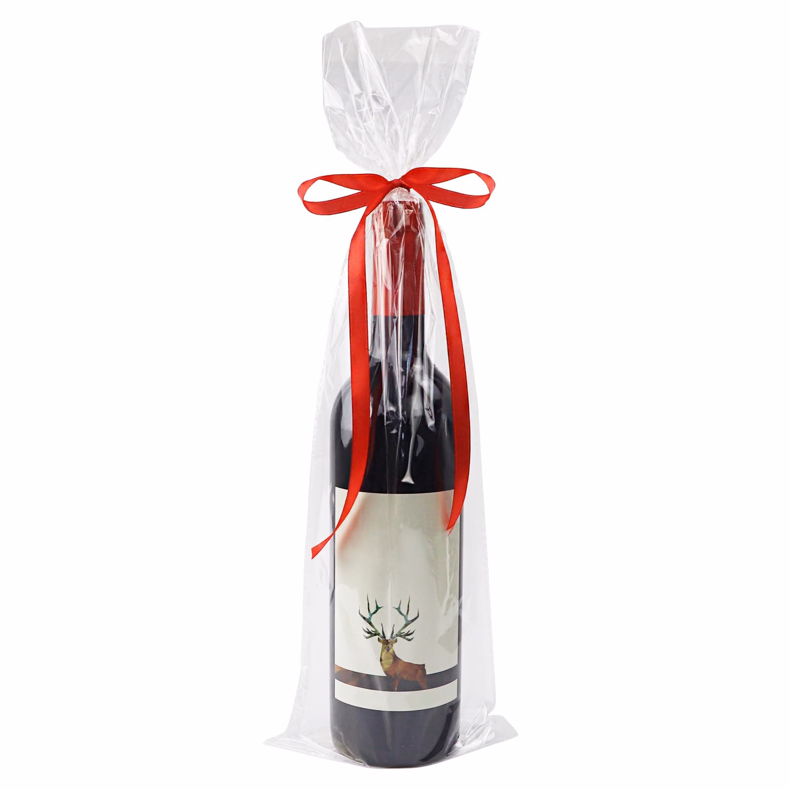 ¿Cómo decorar botellas de vino con bolsas para regalo?