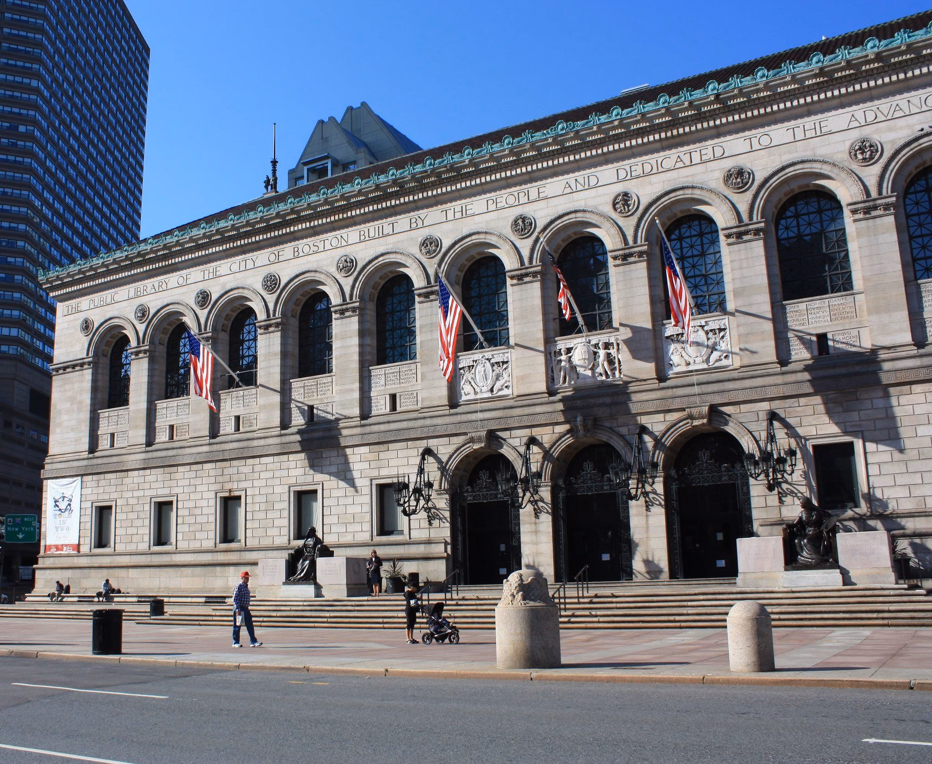 Which Boston libraries are LEED Gold certified?
