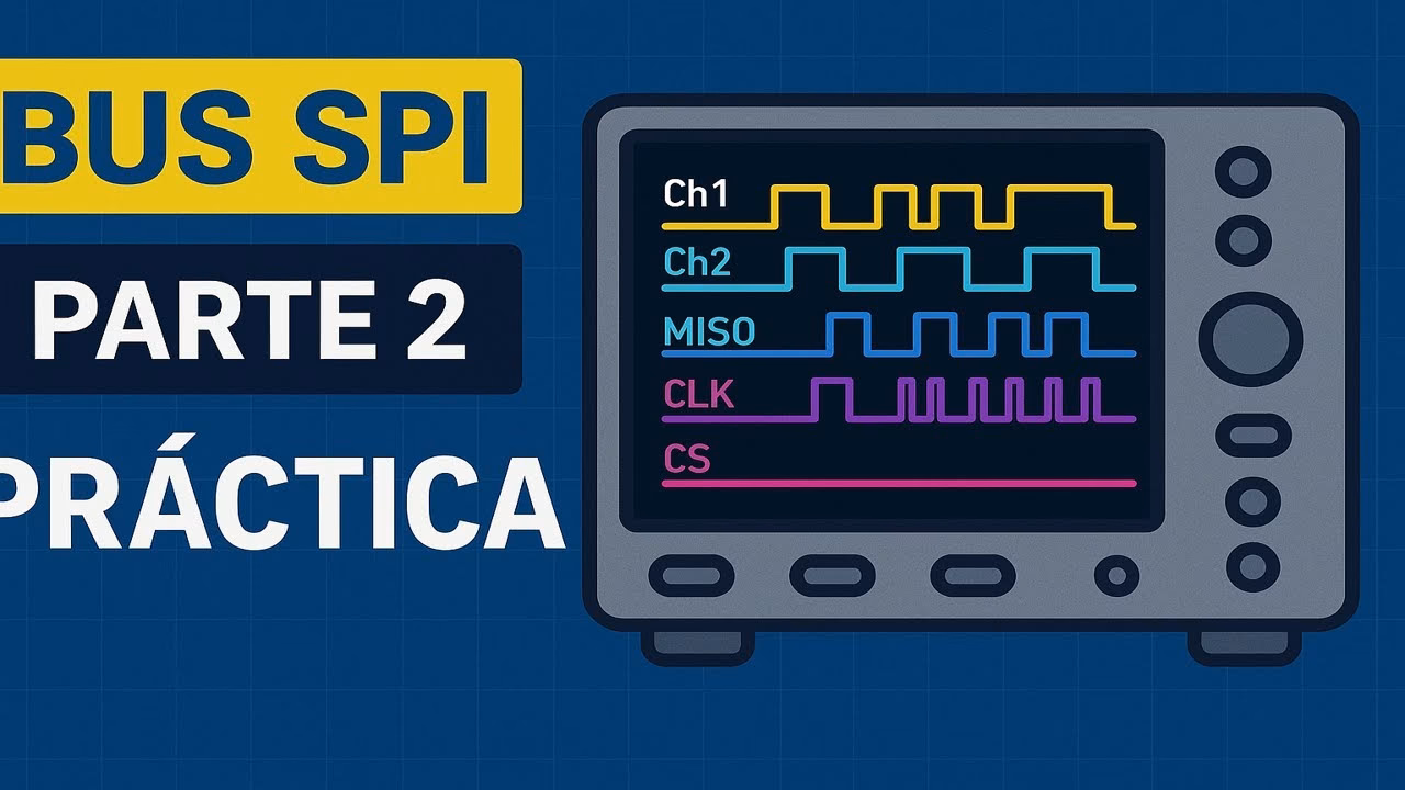 ¿Qué electrónica se necesita para implementar el bus SPI?