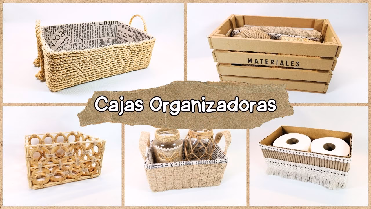 ¿Cómo decorar una caja organizadora?