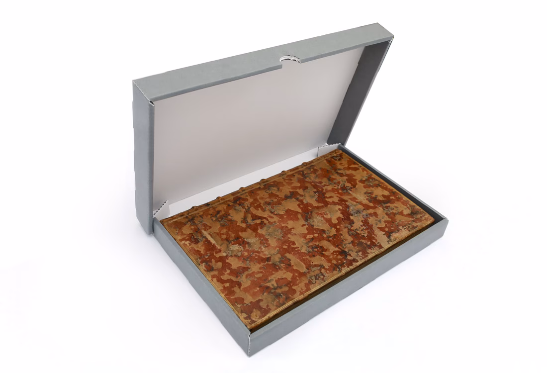 ¿Qué es una caja autorregulable para libros?