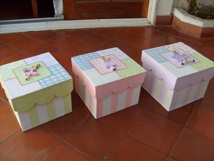 ¿Cuáles son los diferentes tipos de cajas decorativas?