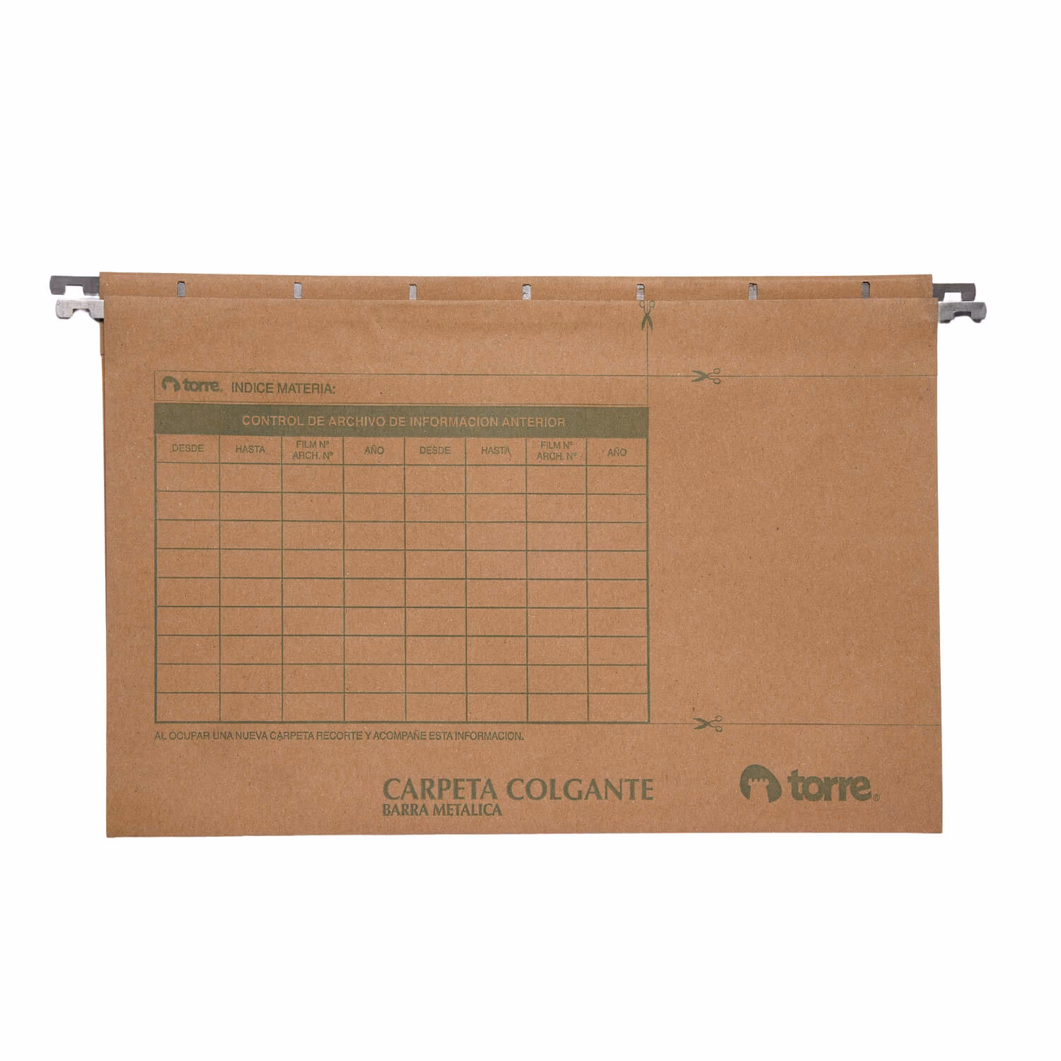 ¿Qué es una carpeta colgante?