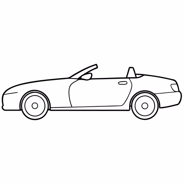 ¿Qué es un dibujo de coches para colorear?