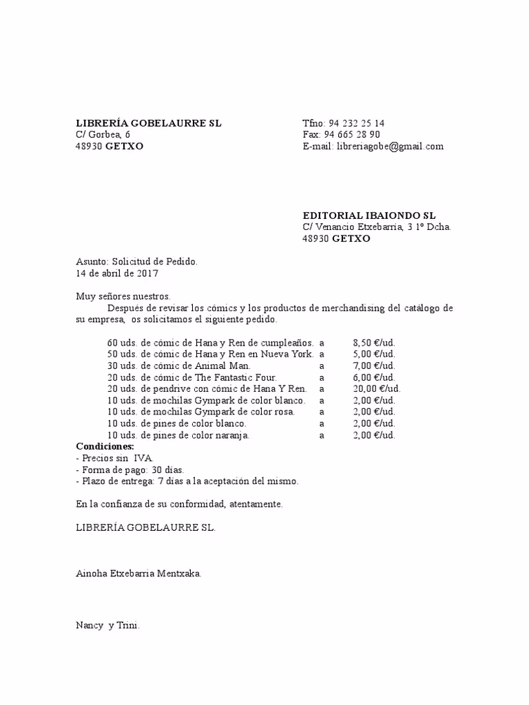 ¿Qué es una carta de solicitud formal?