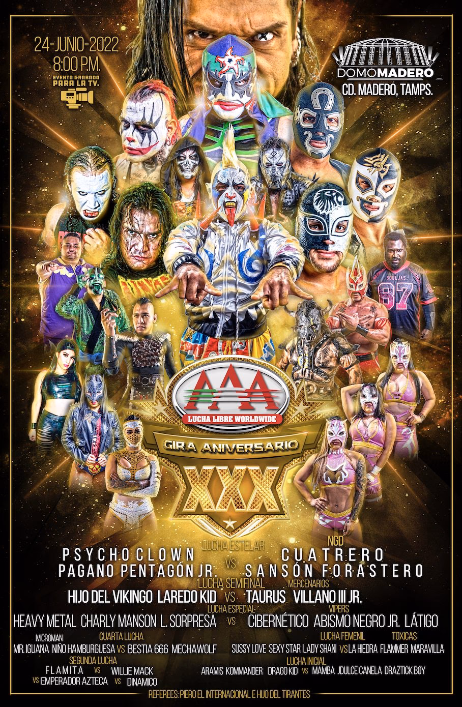 ¿Cuándo se celebra el nuevo espectáculo especial de Lucha Libre AAA?