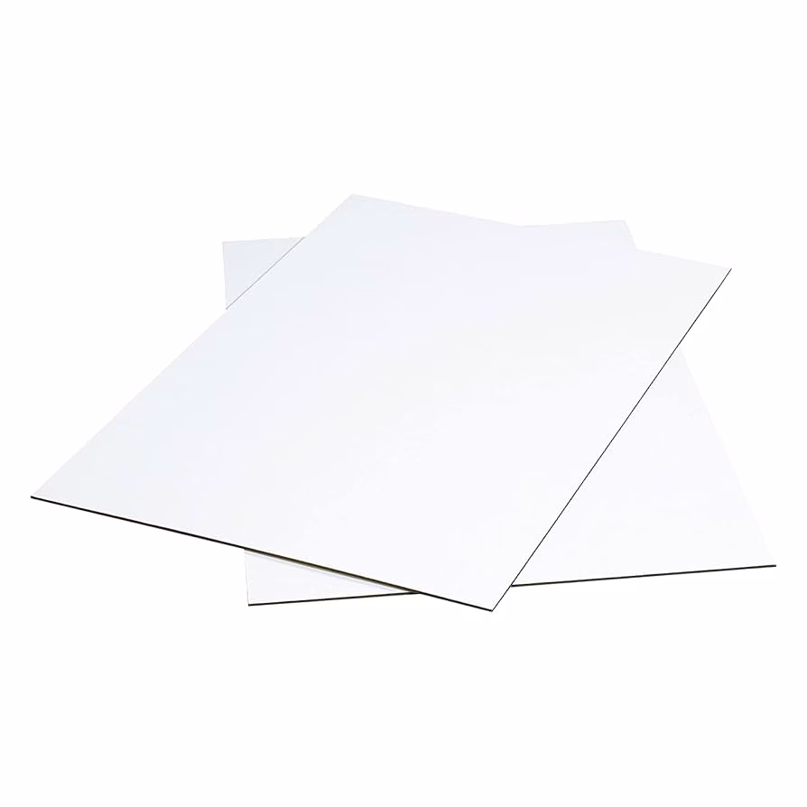 ¿Qué es el cartón blanco de 28 x 35 cm?