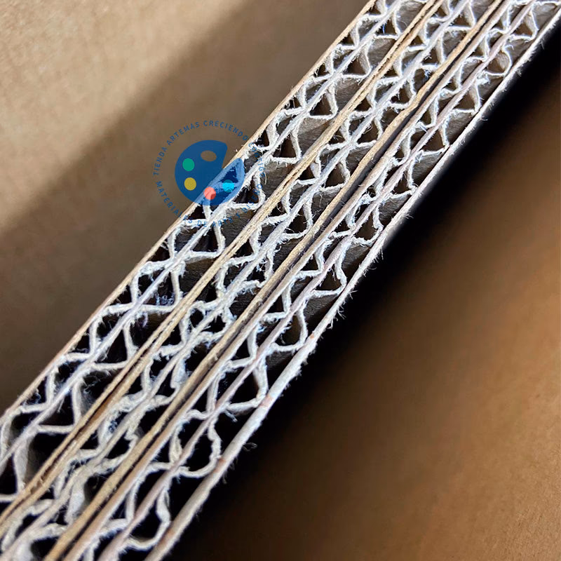 ¿Qué es el cartón corrugado de canal triple?