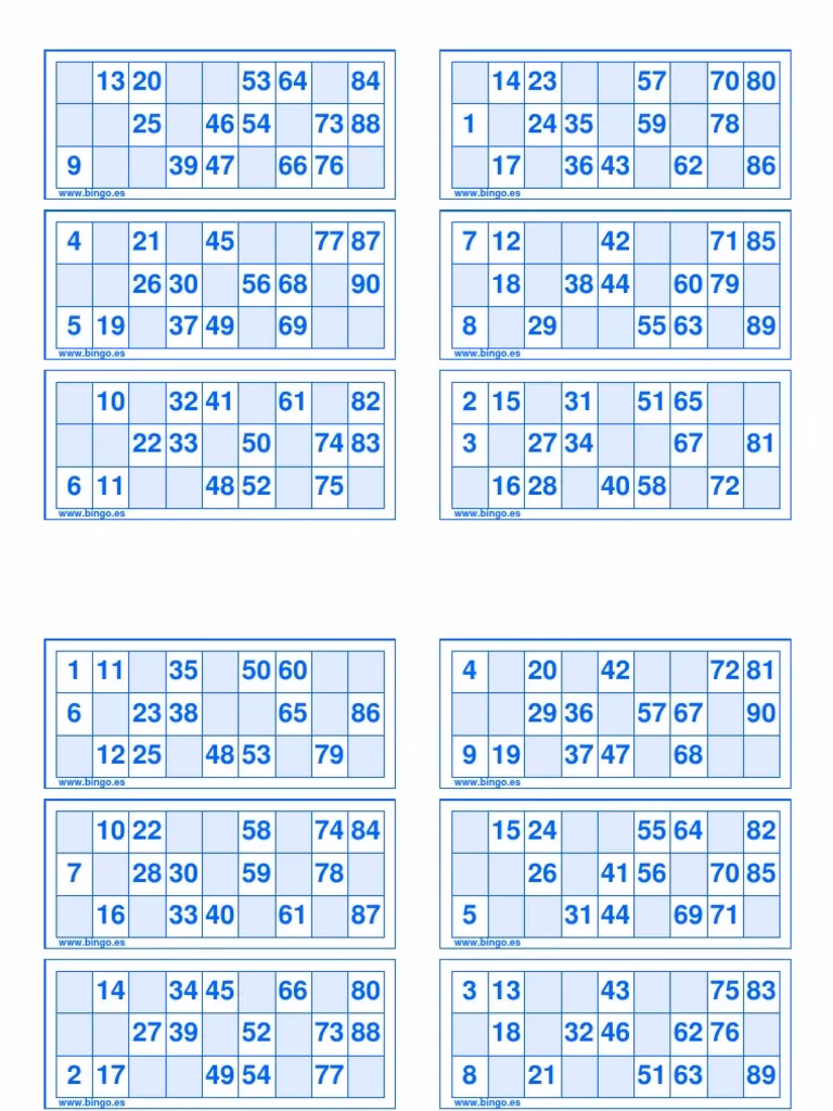 ¿Cuál es el tamaño de los cartones de bingo para imprimir gratis?