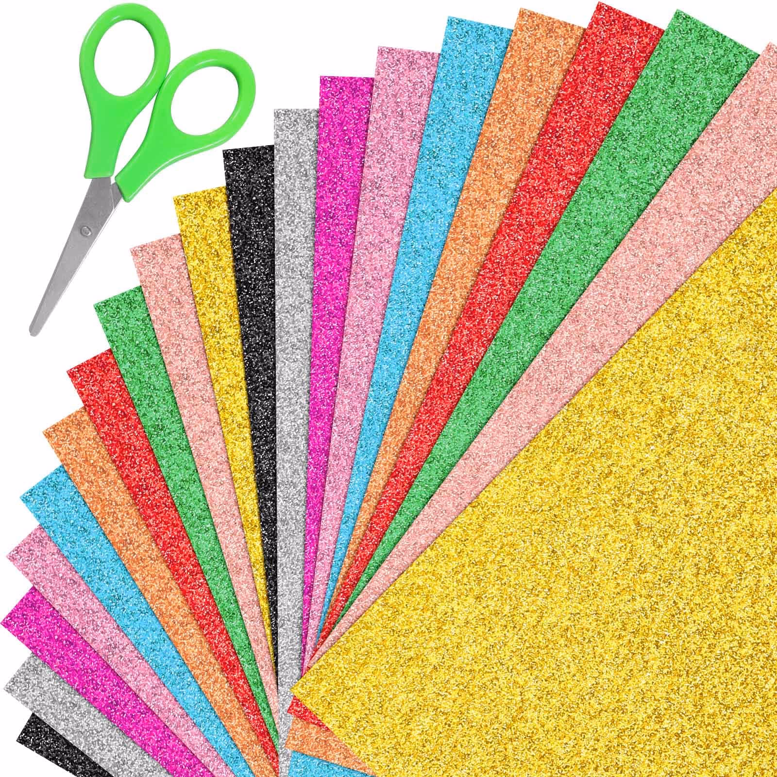 ¿Qué es una cartulina de papel con brillantina?