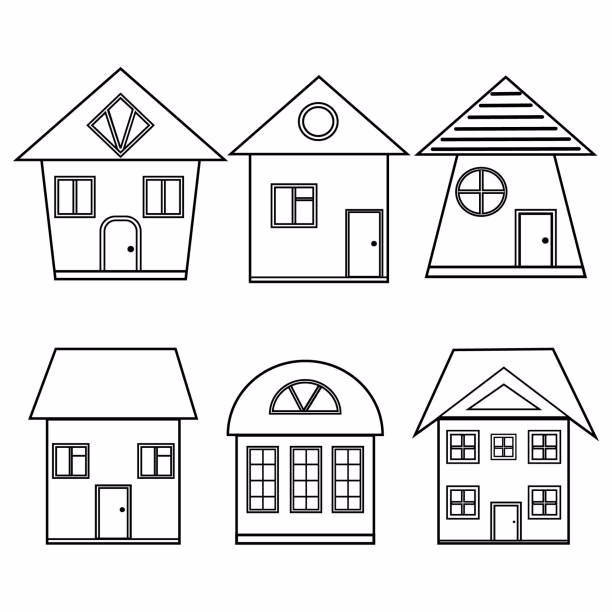 ¿Cuáles son los diferentes tipos de casas para dibujar?