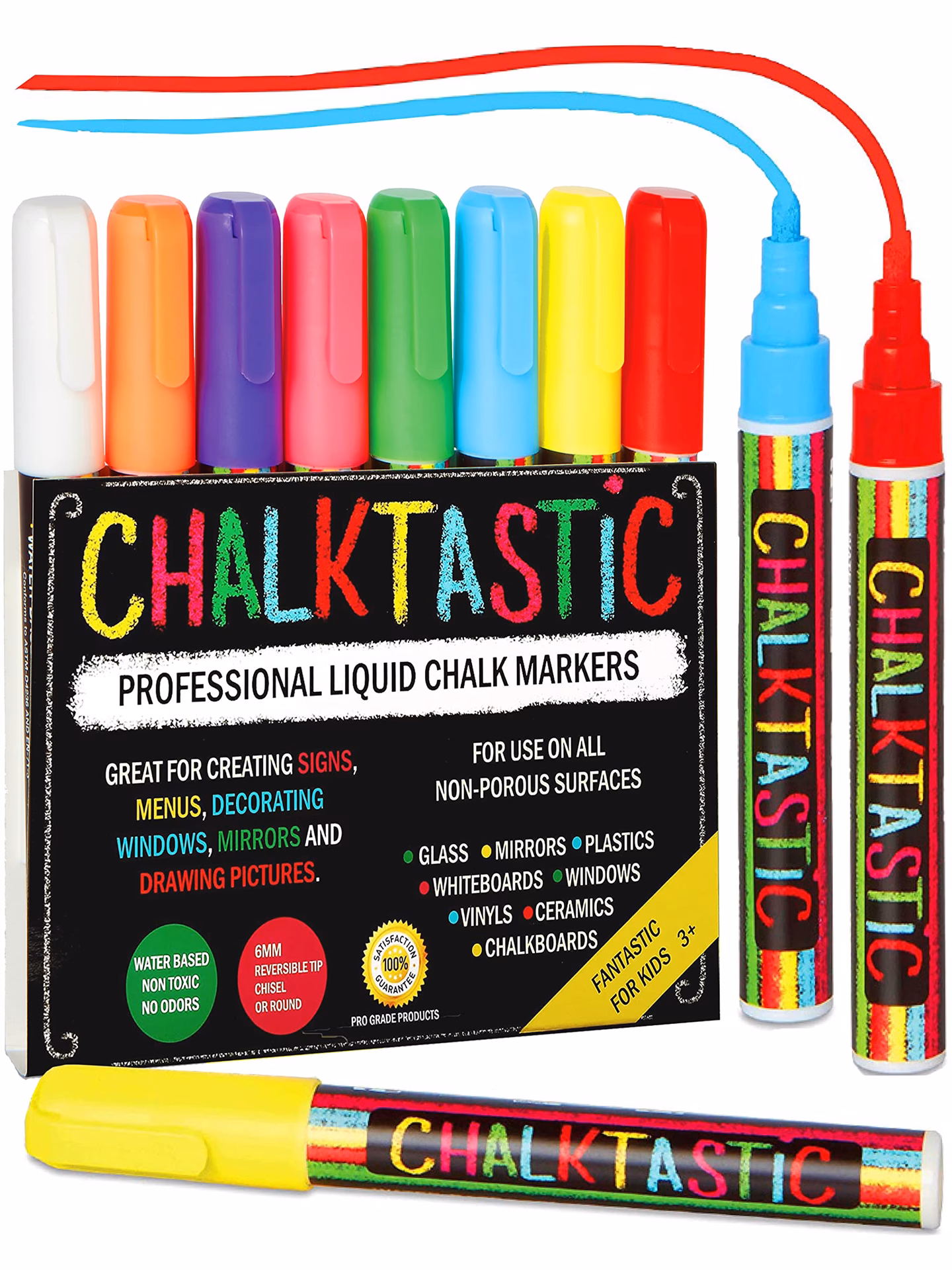 Are bold chalk markers reversible?