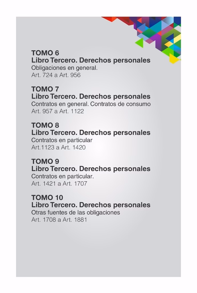 ¿Qué regula el libro tercero del Código Civil y comercial de la Nación?