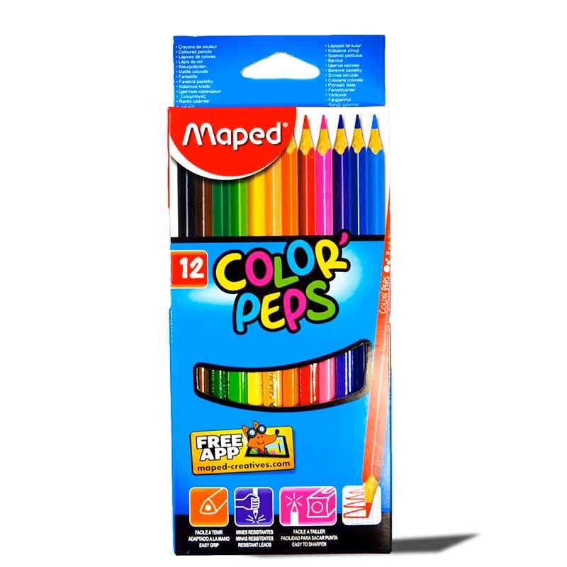 ¿Qué ofrece MAPED pastel Glitter Chatos?