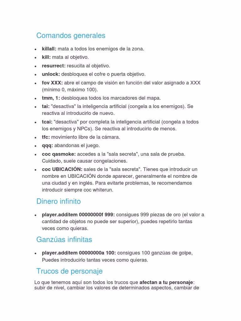 ¿Cómo poner trucos en Skyrim?