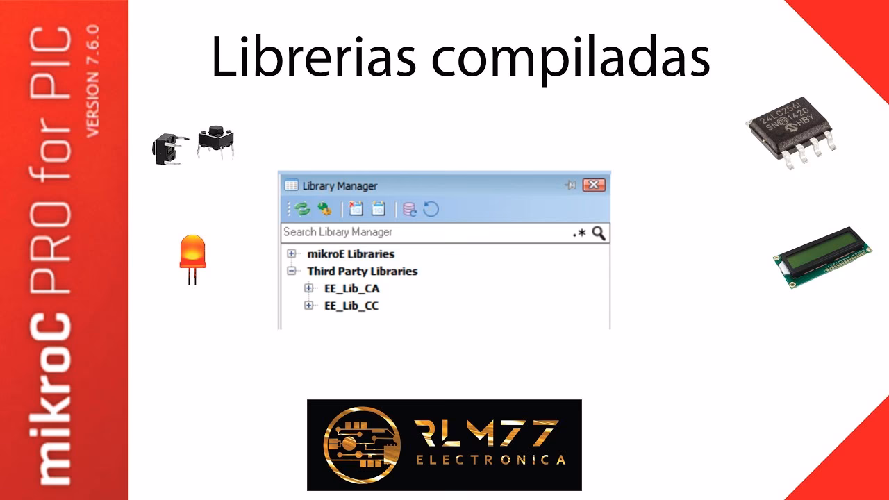 ¿Cómo usar las librerías en microcontroladores?