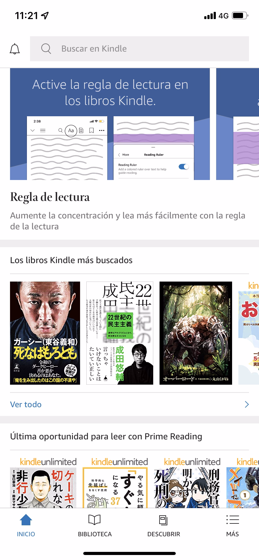 ¿Cómo cambiar la letra de un libro en Kindle?