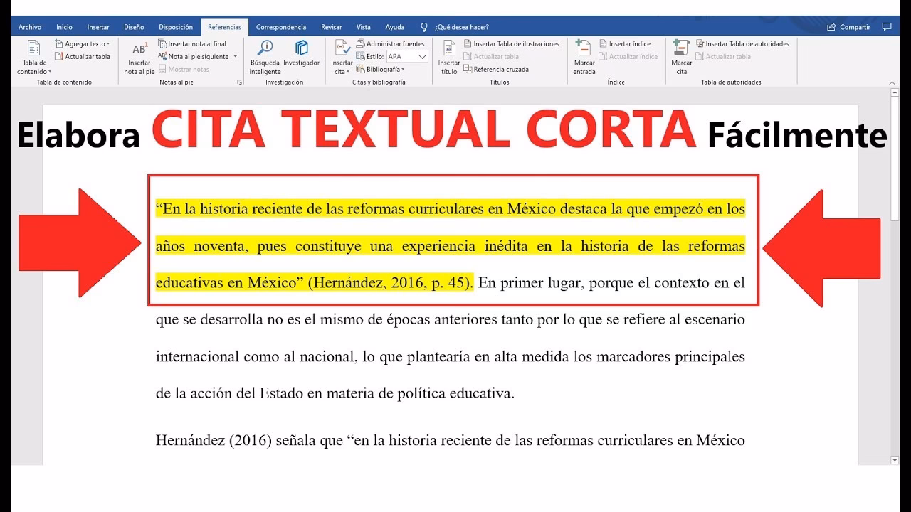 ¿Por qué es importante citar frases de un libro?